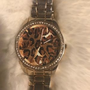 Gold Leopard Watch